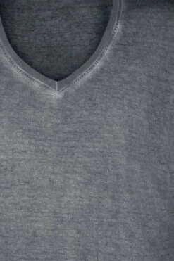 "T-Shirt With Vintage Wash" T-Shirt Grey By Black Premium By EMP -Men Fashion Clothing Store 468915d