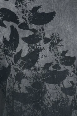 "Raven Shadows" Sweatshirt Grey By Outer Vision -Men Fashion Clothing Store 469014d