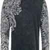 "Black Long-Sleeve Shirt With Wash And Print" Long-sleeve Shirt Black By Black Premium By EMP 2 "Black Long-Sleeve Shirt With Wash And Print" Long-sleeve Shirt Black By Black Premium By EMP -Men Fashion Clothing Store 469227a