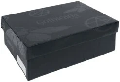 "Black/White Striped Sneakers" Sneakers High Black-white By Gothicana By EMP -Men Fashion Clothing Store 469750d2