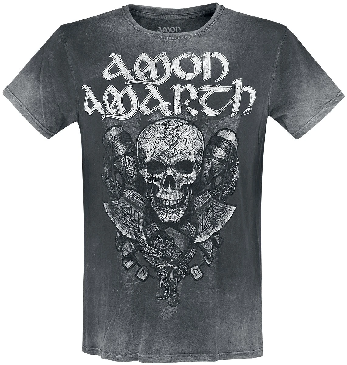 "Carved Skull" T-Shirt Dark Grey By Amon Amarth 3 "Carved Skull" T-Shirt Dark Grey By Amon Amarth