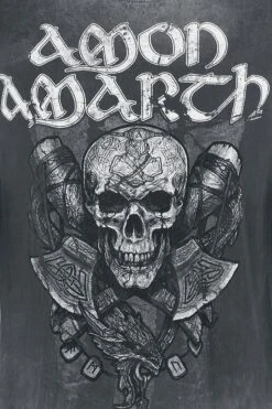 "Carved Skull" T-Shirt Dark Grey By Amon Amarth 9 "Carved Skull" T-Shirt Dark Grey By Amon Amarth -Men Fashion Clothing Store 470093d
