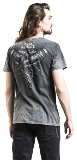 "Carved Skull" T-Shirt Dark Grey By Amon Amarth 11 "Carved Skull" T-Shirt Dark Grey By Amon Amarth -Men Fashion Clothing Store 470093wb