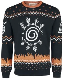 "Sign" Christmas Jumper Black By Naruto