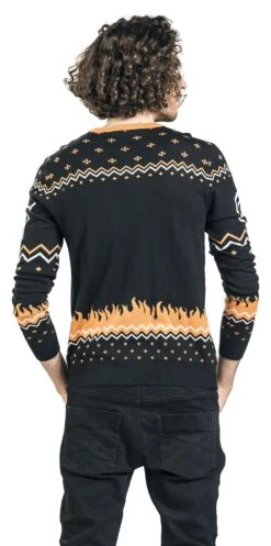 "Sign" Christmas Jumper Black By Naruto -Men Fashion Clothing Store 470238wb