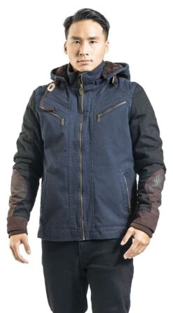 "Tree Of Gondor" Winter Jacket Dark Blue By The Lord Of The Rings -Men Fashion Clothing Store 470544wa
