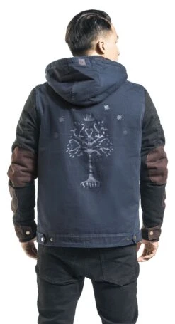 "Tree Of Gondor" Winter Jacket Dark Blue By The Lord Of The Rings -Men Fashion Clothing Store 470544wb