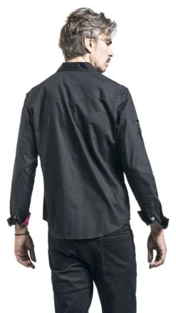 "EMP Signature Collection" Longsleeve Black-red By Kiss -Men Fashion Clothing Store 470820wb