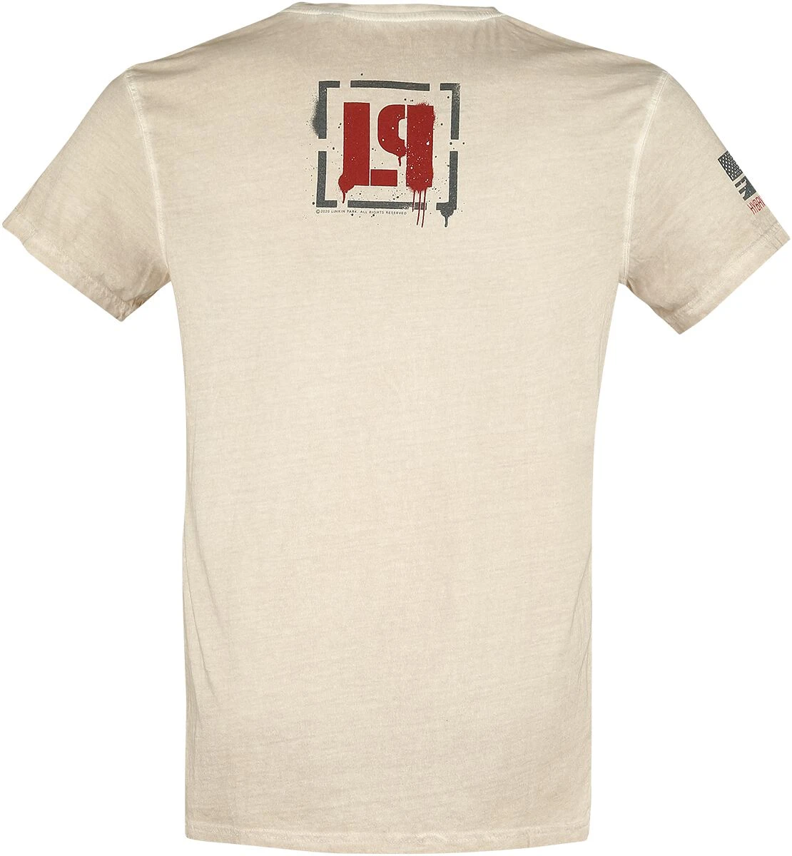 "Hybrid Theory" T-Shirt Off White By Linkin Park 4 "Hybrid Theory" T-Shirt Off White By Linkin Park - Image 2