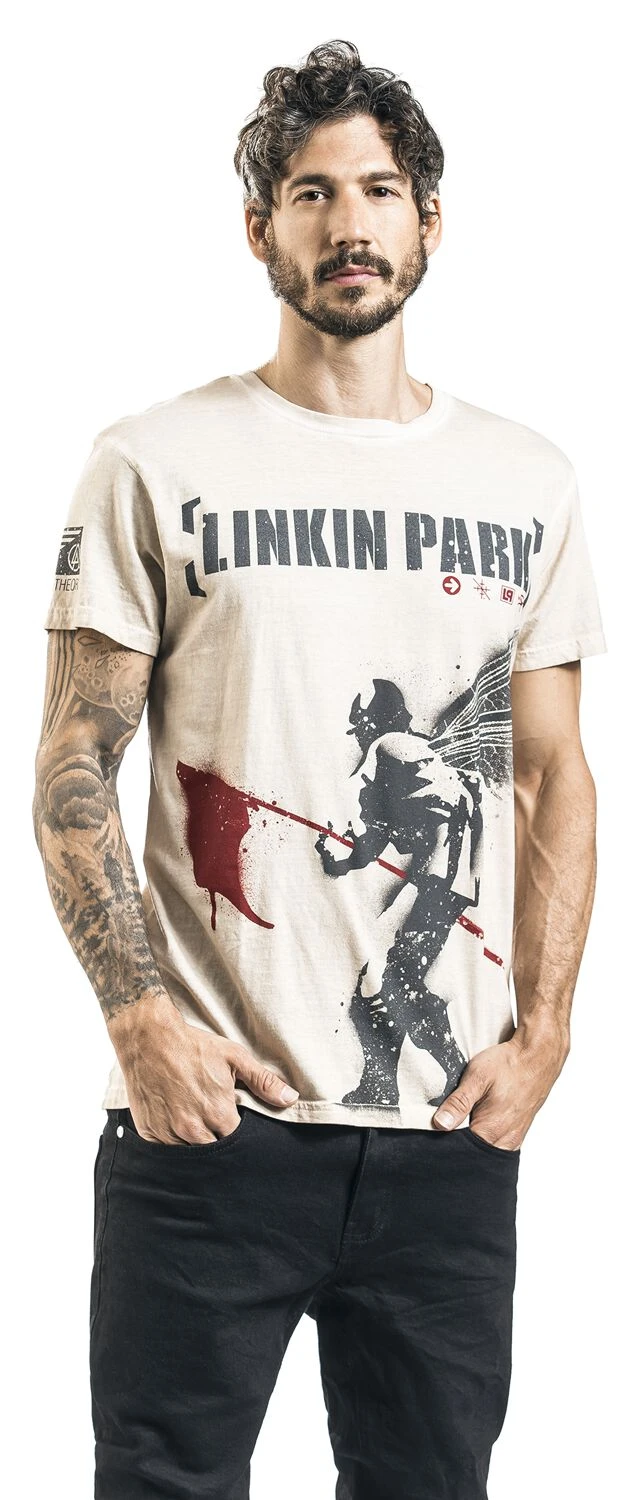"Hybrid Theory" T-Shirt Off White By Linkin Park 6 "Hybrid Theory" T-Shirt Off White By Linkin Park - Image 4