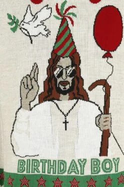 "Birthday Boy" Christmas Jumper Multicolour By Ugly Christmas Sweater -Men Fashion Clothing Store 472360d