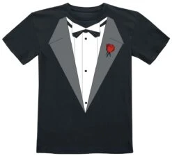 "Fun Shirt Kids - Vito’s Tuxedo" T-Shirt Black