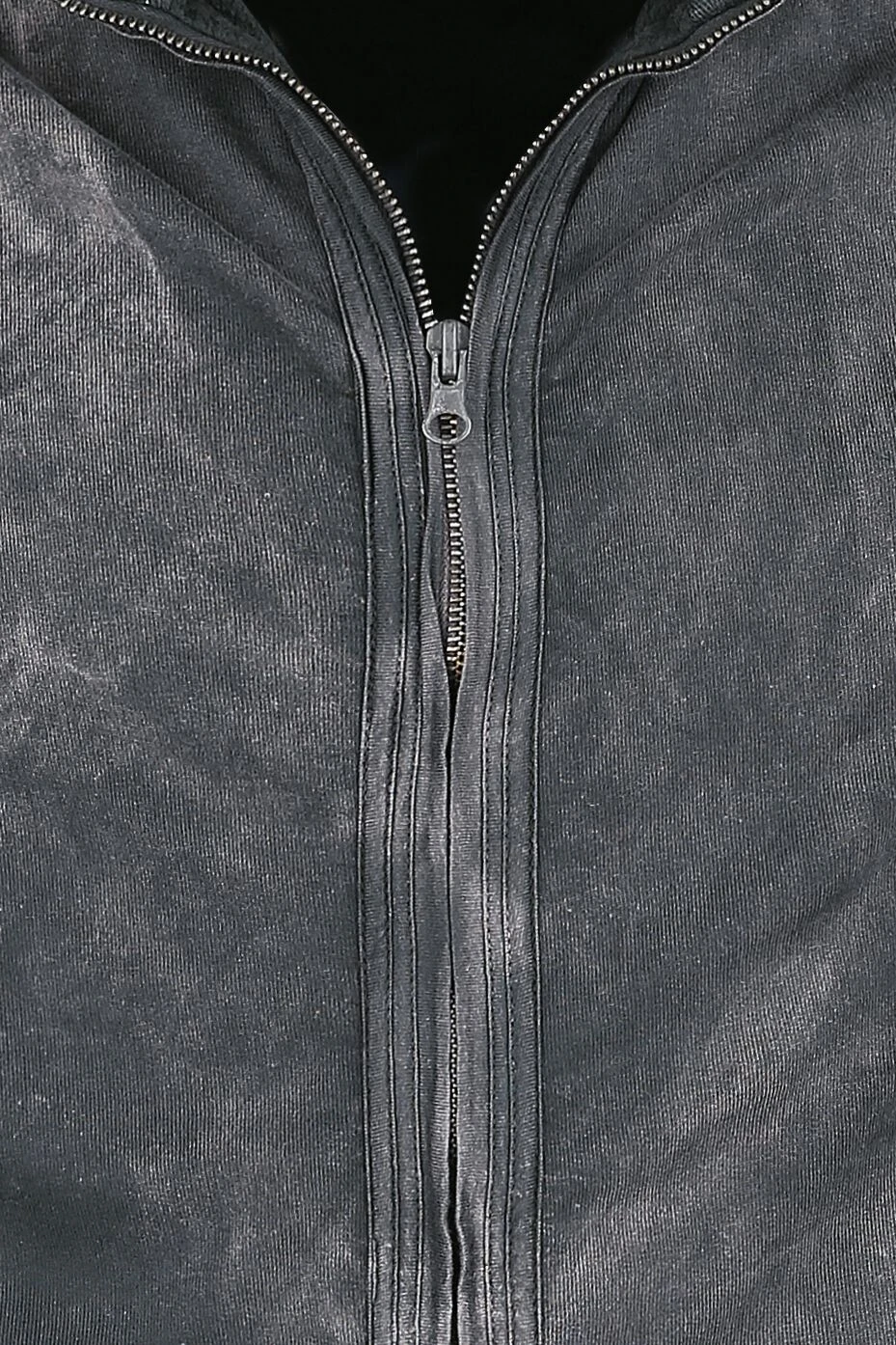 "Zip Hoodie Alp" Hooded Zip Grey By Outer Vision 5 "Zip Hoodie Alp" Hooded Zip Grey By Outer Vision - Image 3