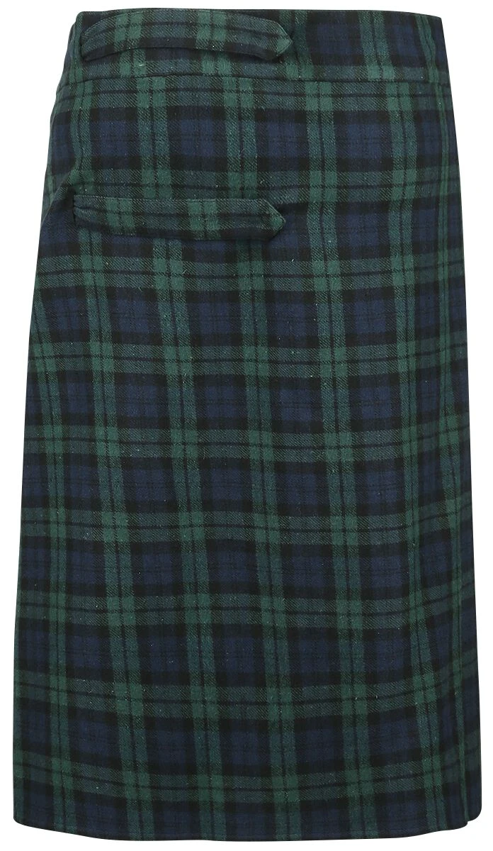 "Blue/Green Kilt With Side Buckles" Medium-length Skirt Blue-green By Black Premium By EMP 4 "Blue/Green Kilt With Side Buckles" Medium-length Skirt Blue-green By Black Premium By EMP - Image 2