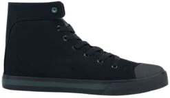 "Black Sneakers With Embroidered Anchor And Coloured Details" Sneakers High Black By Black Premium By EMP -Men Fashion Clothing Store 476610a3