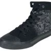 "Black Sneakers With Skull Print" Sneakers High Black By Black Premium By EMP 2 "Black Sneakers With Skull Print" Sneakers High Black By Black Premium By EMP -Men Fashion Clothing Store 476731a