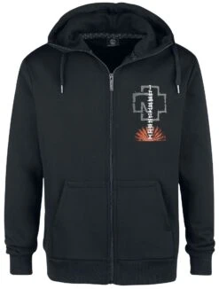 "Sonne" Hooded Zip Black By Rammstein