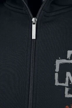 "Sonne" Hooded Zip Black By Rammstein -Men Fashion Clothing Store 477000d