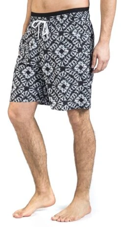 "Black/White Swim Shorts In Batik Look" Swim Shorts Black-white By RED By EMP 12 "Black/White Swim Shorts In Batik Look" Swim Shorts Black-white By RED By EMP -Men Fashion Clothing Store 477004wa2