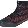 "Red/Black Batik-Look Sneakers" Sneakers High Red-black By RED By EMP 1 "Red/Black Batik-Look Sneakers" Sneakers High Red-black By RED By EMP -Men Fashion Clothing Store 477016a