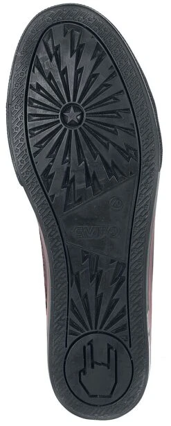 "Red/Black Batik-Look Sneakers" Sneakers High Red-black By RED By EMP -Men Fashion Clothing Store 477016a5