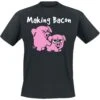"Making Bacon" T-Shirt Black By Tierisch 1 "Making Bacon" T-Shirt Black By Tierisch -Men Fashion Clothing Store 477144a