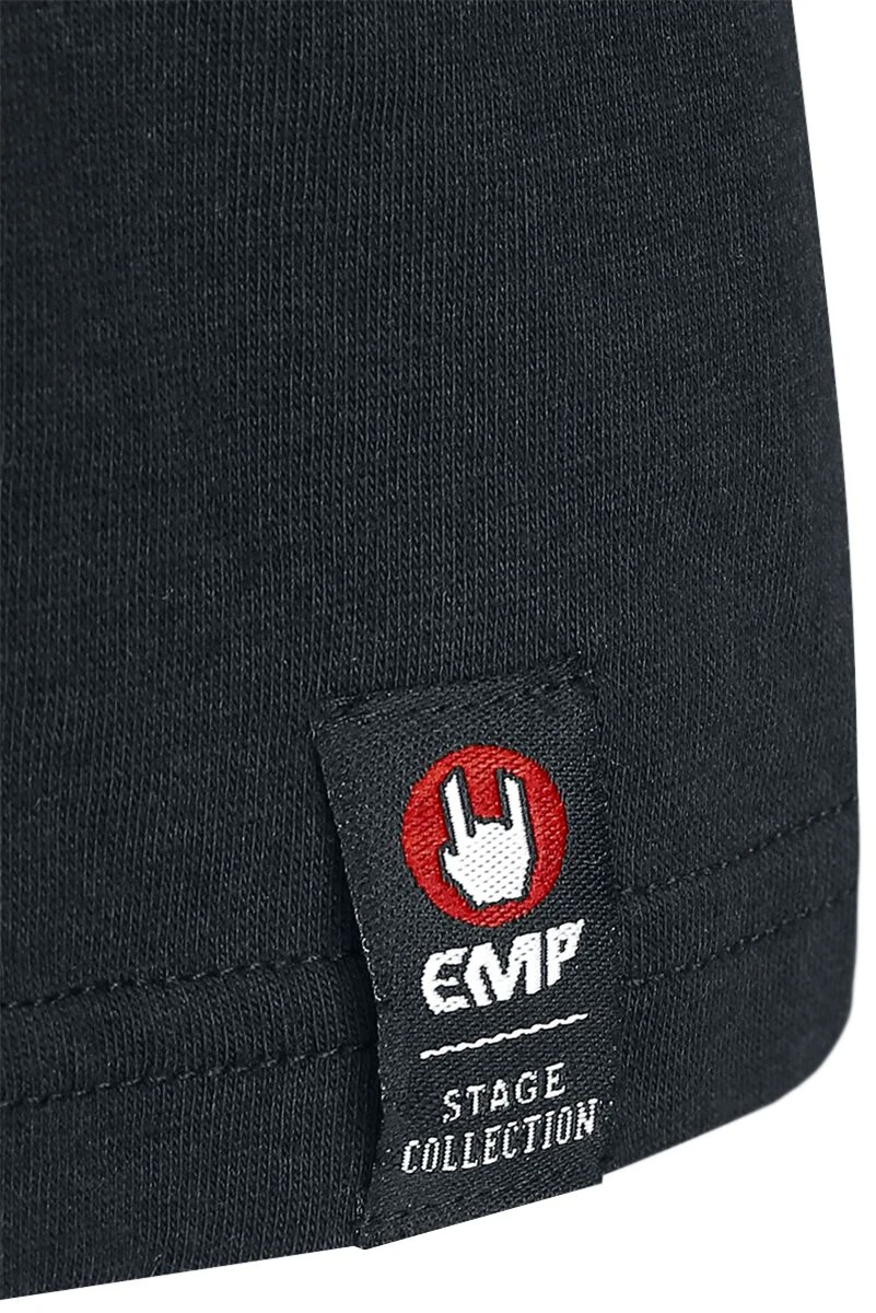 "Black T-shirt With Camouflage Rockhand Print" T-Shirt Black By EMP Stage Collection 5 "Black T-shirt With Camouflage Rockhand Print" T-Shirt Black By EMP Stage Collection - Image 3