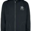 "FC St. Pauli - Skull" Hooded Zip Black By FC St. Pauli -Men Fashion Clothing Store 479923a