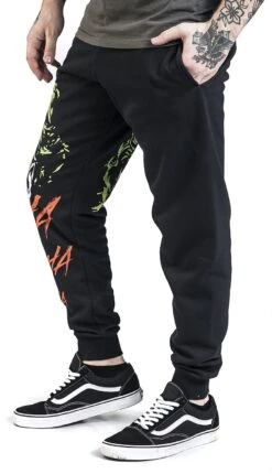 "The Joker - Laughing" Tracksuit Trousers Black By Batman -Men Fashion Clothing Store 480353wa2