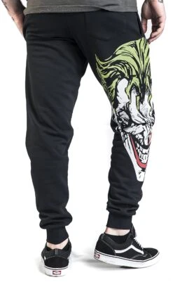 "The Joker - Laughing" Tracksuit Trousers Black By Batman -Men Fashion Clothing Store 480353wb
