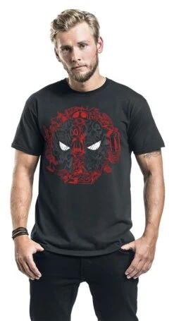 "Scribble" T-Shirt Black By Deadpool -Men Fashion Clothing Store 480379wa
