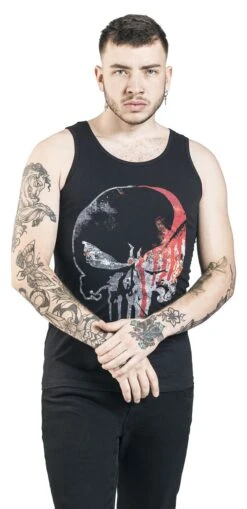 "Skull" Tanktop Black By The Punisher -Men Fashion Clothing Store 481297wa