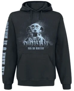 "Dobby Has No Master" Hooded Sweater Black By Harry Potter