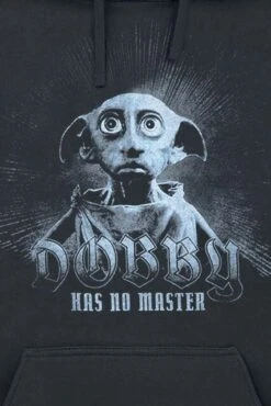 "Dobby Has No Master" Hooded Sweater Black By Harry Potter -Men Fashion Clothing Store 481436d