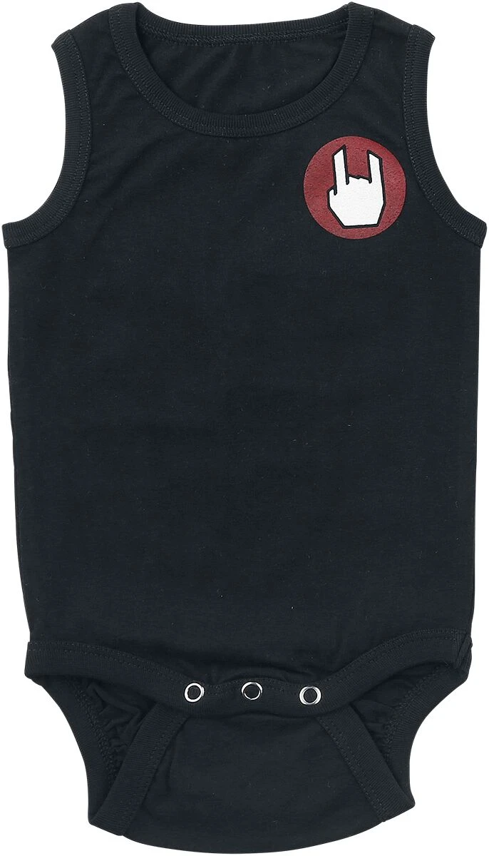 "Kids’ Set Of Three Grey/black Baby Grows" Body Grey-black By EMP Basic Collection 4 "Kids’ Set Of Three Grey/black Baby Grows" Body Grey-black By EMP Basic Collection - Image 2