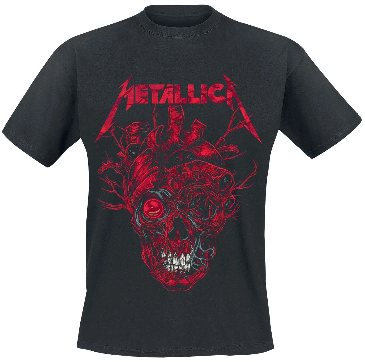 "Heart Skull" T-Shirt Black By Metallica 3 "Heart Skull" T-Shirt Black By Metallica