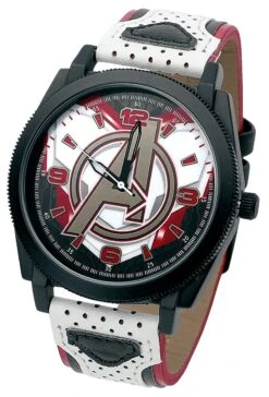 "Avengers Logo" Wristwatches White-black-red By Avengers