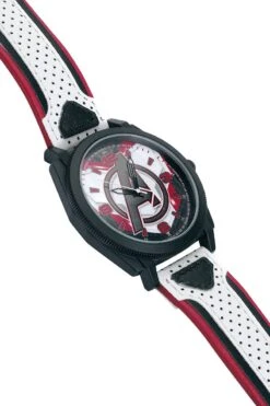 "Avengers Logo" Wristwatches White-black-red By Avengers -Men Fashion Clothing Store 484980d