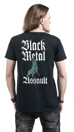 "Black Metal Assault" T-Shirt Black By Marduk 13 "Black Metal Assault" T-Shirt Black By Marduk -Men Fashion Clothing Store 486237wb