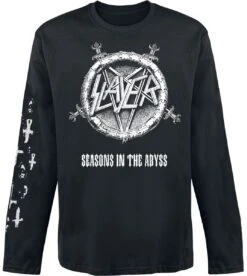 "Seasons In The Abyss" Long-sleeve Shirt Black By Slayer