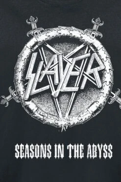 "Seasons In The Abyss" Long-sleeve Shirt Black By Slayer -Men Fashion Clothing Store 487342d