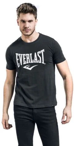 "T-Shirt Russel" T-Shirt Black By Everlast -Men Fashion Clothing Store 487967wa
