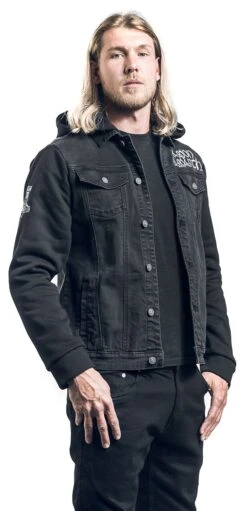"EMP Signature Collection" Jeans Jacket Black By Amon Amarth -Men Fashion Clothing Store 488109wa