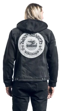 "EMP Signature Collection" Jeans Jacket Black By Amon Amarth -Men Fashion Clothing Store 488109wb