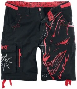 "EMP Signature Collection" Shorts Black-red By Slipknot