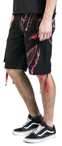 "EMP Signature Collection" Shorts Black-red By Slipknot -Men Fashion Clothing Store 488264wa2