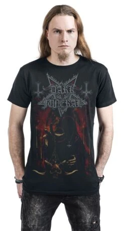 "Dark Funeral" T-Shirt Black By Dark Funeral -Men Fashion Clothing Store 489113wa