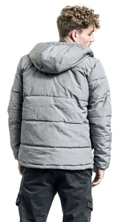 "Noah Jacket" Winter Jacket Mottled Light Grey By Produkt 11 "Noah Jacket" Winter Jacket Mottled Light Grey By Produkt -Men Fashion Clothing Store 491516wb