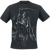 "Black Grim Reaper T-shirt" T-Shirt Black By Gothicana By EMP