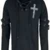 "Gothicana X Anne Stokes - Black Long-Sleeve Shirt With Print And Lacing" Long-sleeve Shirt Black By Gothicana By EMP 2 "Gothicana X Anne Stokes - Black Long-Sleeve Shirt With Print And Lacing" Long-sleeve Shirt Black By Gothicana By EMP -Men Fashion Clothing Store 493724a